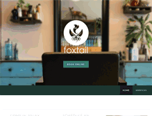 Tablet Screenshot of foxtailhair.com